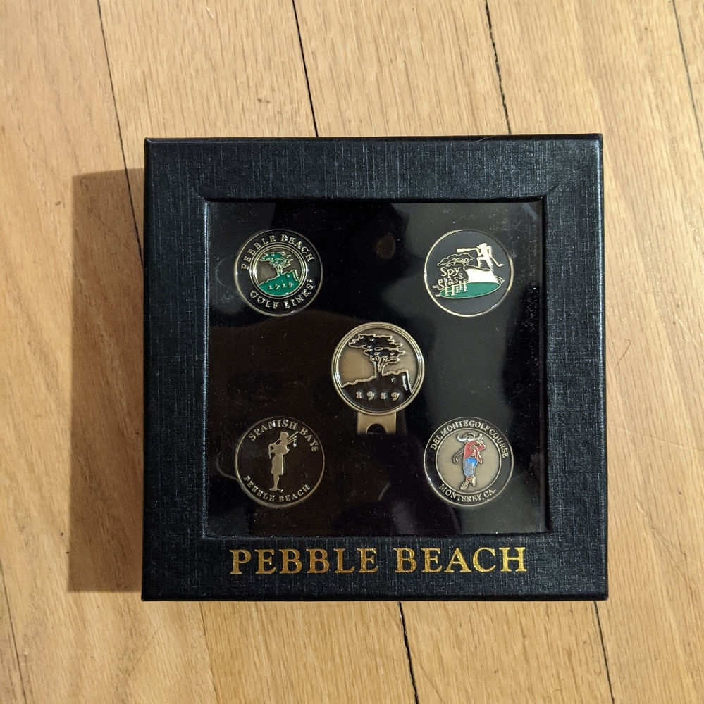 Pebble Beach Golf Marker Gift Set